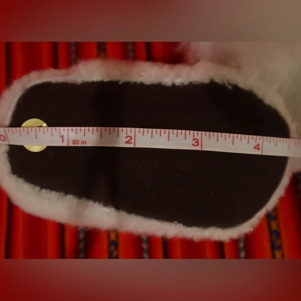 Original Alpaca Fur/Skin Slipper Pantufla for Baby Size 8 Sole Size‎ 4.75